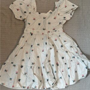 Janie and Jack White Floral Kids Dress